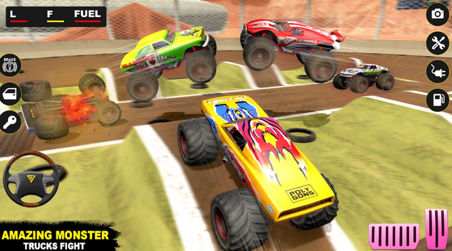 Monster Derby Truck Fighting中文手机版图3