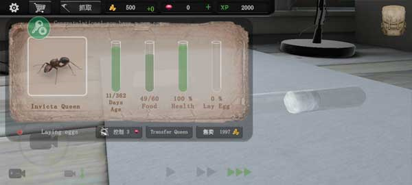 蚂蚁模拟大亨中文版内置菜单截图9