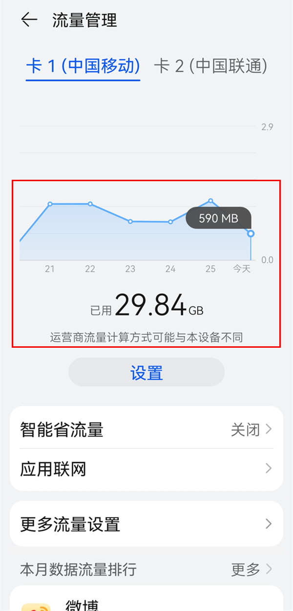 华为Mate60RS在哪看流量使用情况 华为Mate60RS查询本月已用流量方法介绍图5