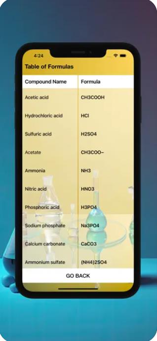 化学配方测验苹果最新版app截图