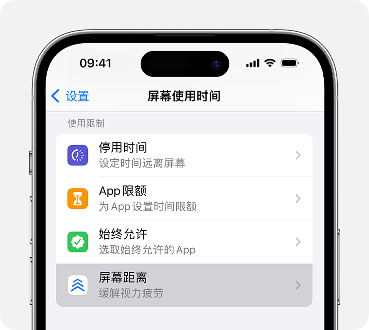 iOS17怎么开启屏幕距离提醒 苹果手机开启/关闭屏幕距离提醒教程分享图1