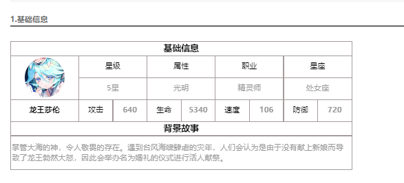 第七史诗龙王莎伦怎么样 第七史诗光莎伦介绍图1