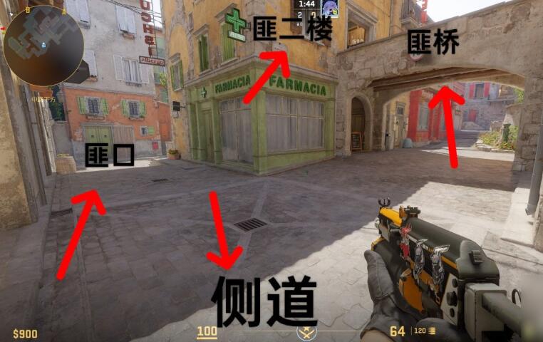 csgo炼狱小镇点位介绍图1